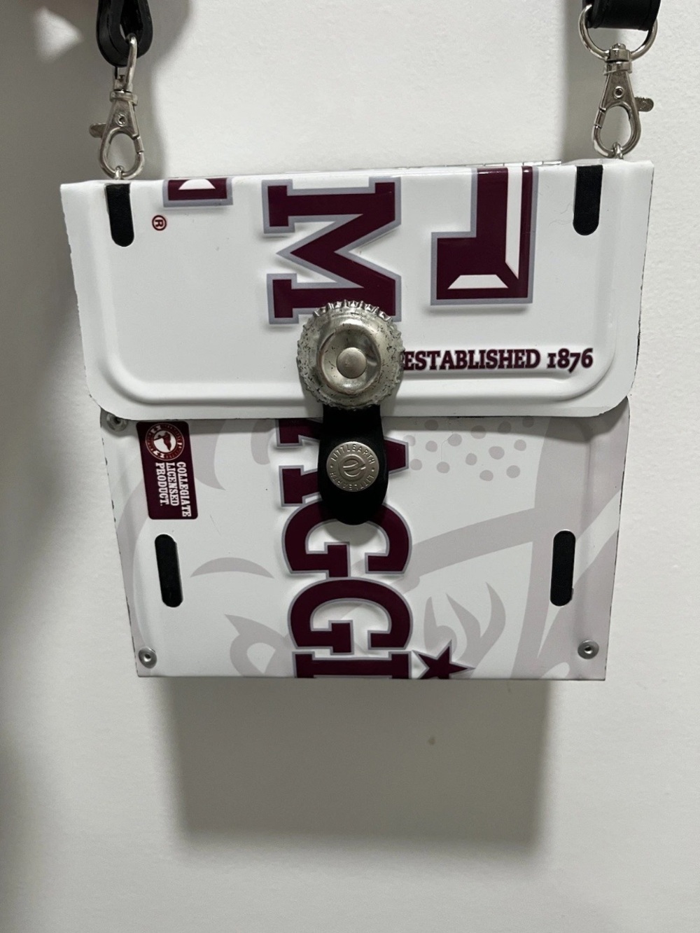 Texas A&M License Plate Purse Texas Aggie Purse Handbag Collegiate Metal